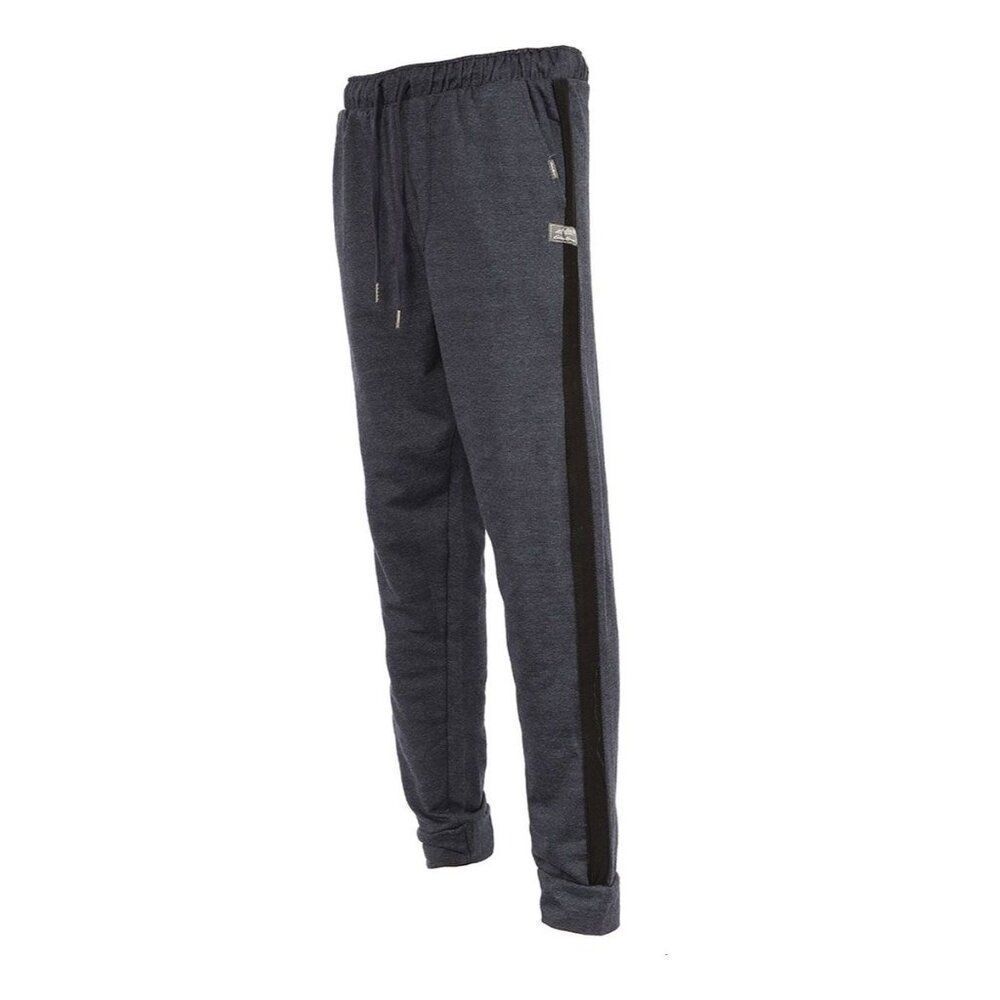 Eddie Bauer Men S Soft Jogger with Flex Waist & Side Stripe,  Navy, Inseam 30";